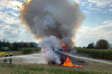 Maishäcksler Brand Hohenaltheim