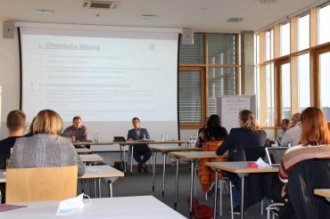 Stadtratssitzung in TCW-Konferenzraum