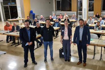 Wolfgang Stolz, Karin Brechenmacher und Ralf Kleemann sowie Christoph Schmidt.