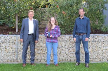 Von links: Michael Langenbucher, Dr. Natalie Nagowski und Johannes Beck.