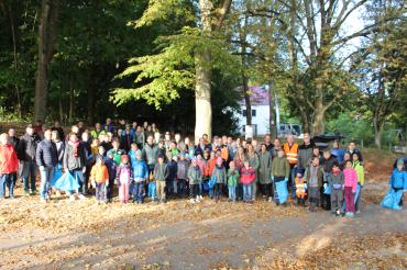 Teilnehmer*innen der Putzaktion Nördlingen 2021