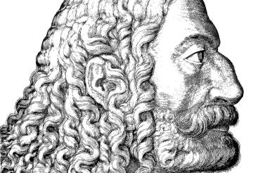 Auf dem Bild sieht man Albrecht Dürer. Er war ein Maler und lebte von 1471 bis 1528