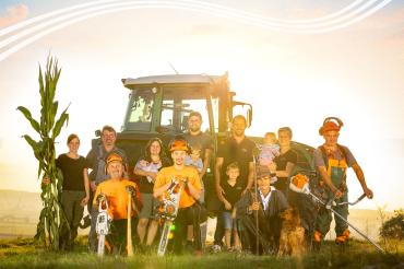 Plakat zum Imagefilm „Gemeinsam. Gutes. Für unsere Heimat.“