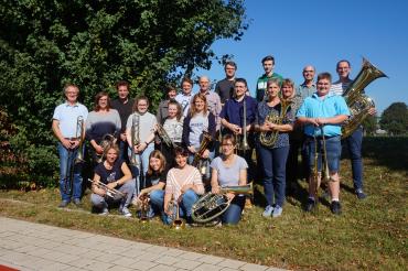 Der Posaunenchor Löpsingen im Jahr 2021