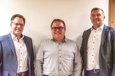 Friedrich-Josef Heidel, Christoph Schweyer und Jörg Schütz