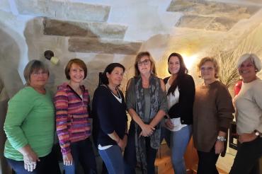 Die Nördlinger Frauenliste hat ihre Vorstandschaft gewählt: v.l.n.r. Barbara Geppert (Kreisrätin), Dr. Cathrin Schnell (Beisitzerin), Christine Trollmann (Rechnungsprüferin), Birgit Ludwig (1. Vorsitzende), Katharina Baumgärtner (2. Vorsitzende), Sonja Kuban (Kassiererin) und Sabine Handl (Beisitzerin). Nicht auf dem Bild Silvia Gollmer (Schriftführerin) und Heidi Hager (Rechnungsprüferin).