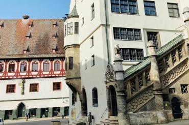 Rathaus Nördlingen, Eingang