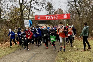 Start der Kurzstrecke. 