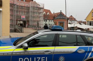 Eine Verfolgungsjagd endete heute Vormittag im Rieder Tor.