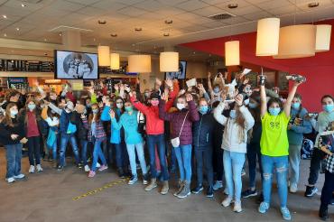 Zum 10. Mal organisierten die Tutor*innen des THG einen Kinonachmittag für die Unterstufe. 