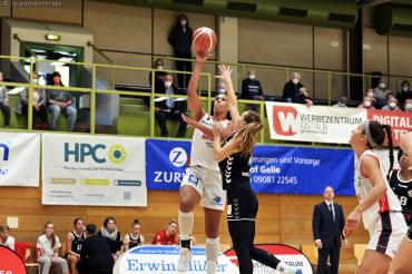 Center-Bollwerk Amenze Obanor hielt mit wichtigen Rebounds den Sieg in Düsseldorf fest.