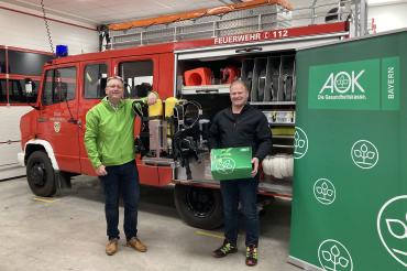 Christian Daune der Feuerwehr in Zirgesheim.