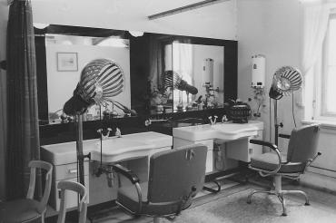 So sah der erste Zeitlmann-Salon von innen aus. 