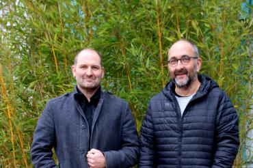 Wolfang Salcher (l.) und Diakon Thomas Adler. 