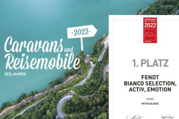 Motorpresse Stuttgart zeichnet die Caravans des Jahres 2022 aus.