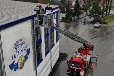 Von links nach rechts: Christoph Sens, Katrin Schwindig (Tierheim), Uwe Stropek, Manuela Kaußen (Tierheim), Pia Kollmar, Astrid Schröppel. 