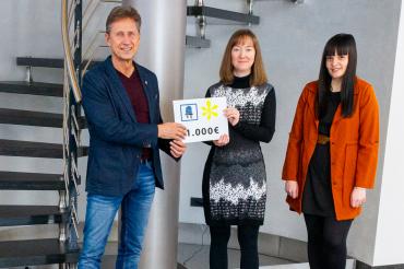 Auf den Bild zu sehen ist v. l. Martin Oberman, Jessica Kress, Martiella Göpfert.