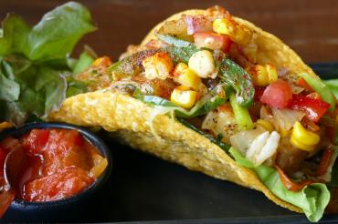 Taco mit Salsa