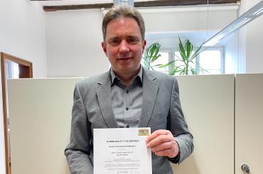 Das Bild zeigt den Beauftragten für Informationssicherheit, Georg Kugler.