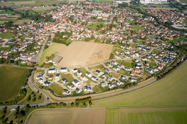 Luftbild von Mertingen