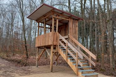 Aussichtskanzel am Wildgatter in Donauwörther Parkstadt