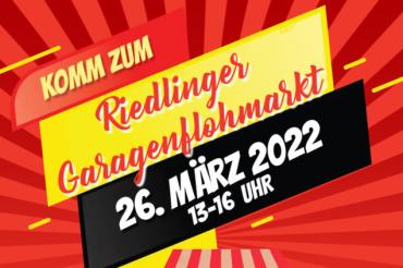 Flyer für Garagenflohmarkt in Riedlingen