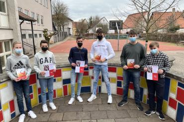 Bild der Gewinner des Planspiel Börse aus der Realschule Maria Stern. 