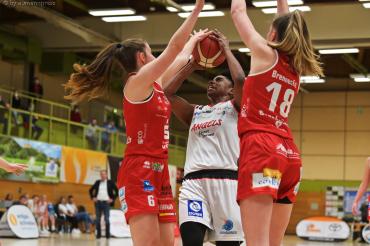 Ausschnitt aus dem Spiel der Eigner Angels gegen Onsabrück.