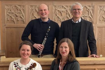 Das Bild zeigt die vier Künstler