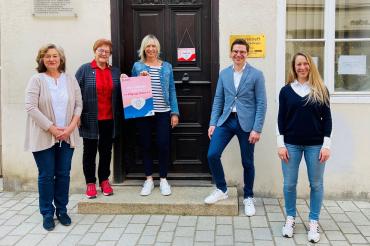 Das Bild zeigt die Beteiligten die am Demenzcafé mitgewirkt haben.