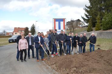 Spatenstich zum Ausbau der Kreisstraße DON 37 
