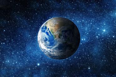 Zu sehen ist die Erde.