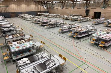 Stauferpark Flüchtlingsunterkunft