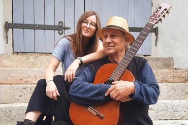 Reiner Panitz mit Tochter Flavia