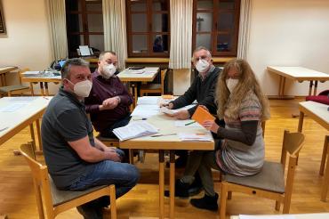 Das Bild zeigt den Wahlausschuss von St. Josef.