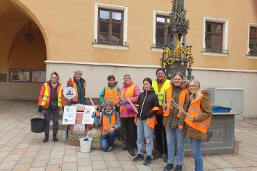Im Rahme der Aktion "Der AWV räumt auf" war die Plogging-Gruppe Donauwörth aktiv. 