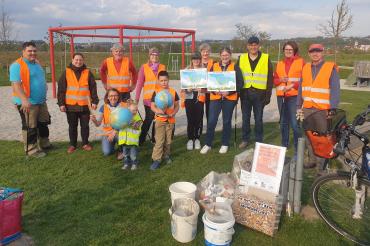 Plogging-Gruppe Donauwörth