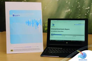 Ehrenamtsnachweis digatal auf dem Laptop