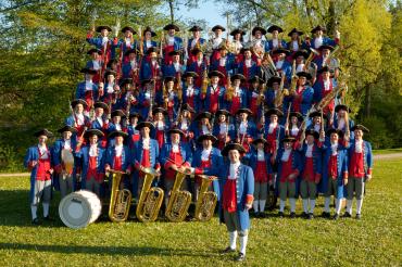 Gruppenbild der Nördlinger Stadtkapelle 