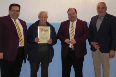 Ehrung bei Generalversammlung des MGV Oberndorf-Eggelstetten 2022