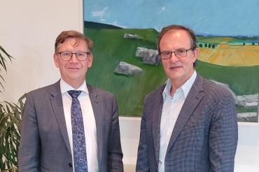 Zu sehen sind Stefan Rößle und Johann Braun. 