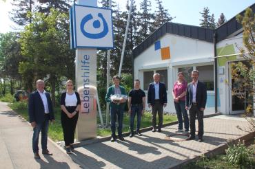 Günter Schwendner, Nadine Kratzer, Dr. Josef Christ, Sascha Vetter, Peter Schiele, Birgit Link, Josef Wolf Bild: Natalie