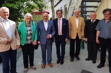 Die Ehrengäste bei der Mitgliederversammlung der Senioren-Union.