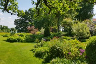 Ein Blick in den Garten von Astrid Laan-Märkisch in Neffsend.