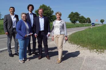 Zu sehen sind Markus Kreitmeier, Alexander Becker, Wolfgang Fackler, Anita Ferber u. Petra Riedelsheimer.