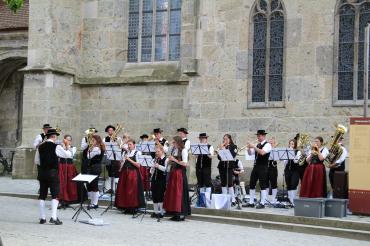 Das Bild zeigt den Musikverein Mönchsdeggingen.