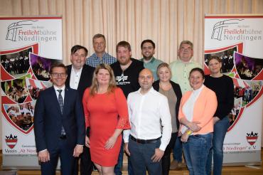 Der Verein hat einen neuen Vorstand gewählt. Erste Reihe (von links): Oberbürgermeister David Wittner, Cornelia Panitz, Dominic Birau, Madlen Schäff, Susanne John, Annette Mack. Zweite Reihe (von links) Axel Schönmüller, Roland Pusch, Thomas Stangel, Marco Kurz und Karlheinz Frey.