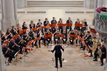 Das Bild zeigt den Posaunenchor St. Georg.