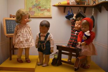 Das Bild zeigt das Käthe-Kruse-Puppen-Museum