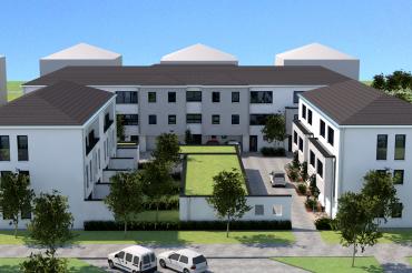 In der Ortsmitte von Asbach-Bäumenheim sollen 18 Wohneinheiten entstehen. 